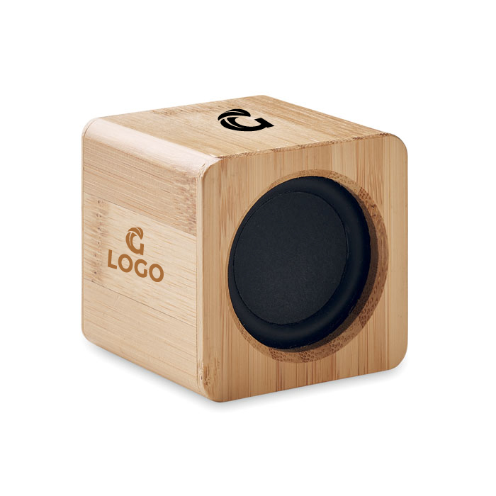 Squared speaker | Eco promotional gift